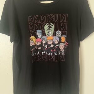 Naruto Shippuden Collection Akatsuki T-shirt Manga Anime XL Graphic 100% Cotton